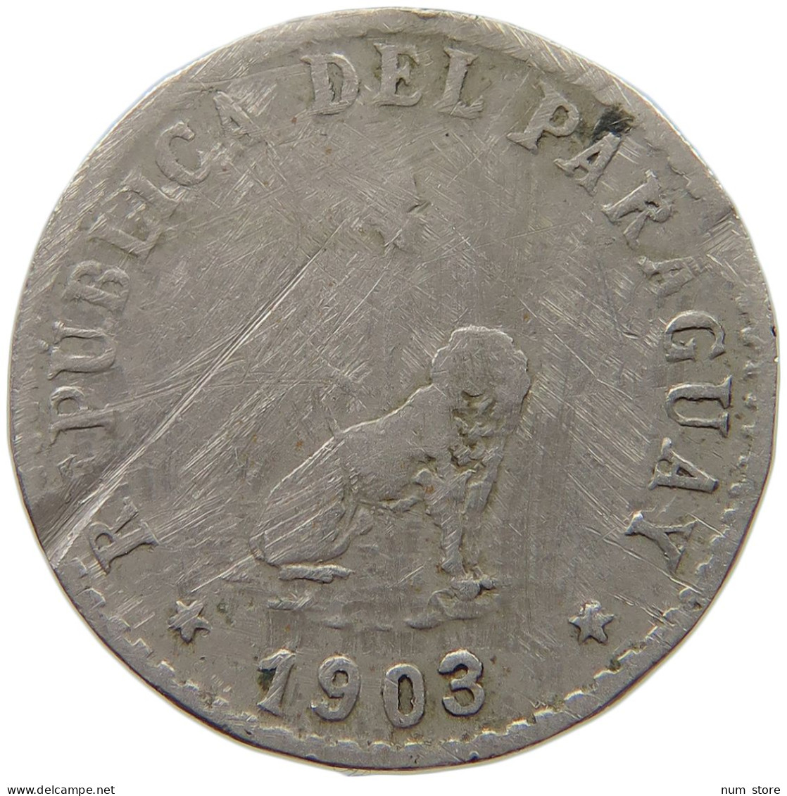 PARAGUAY 20 CENTAVOS 1903  #a089 0867 - Paraguay