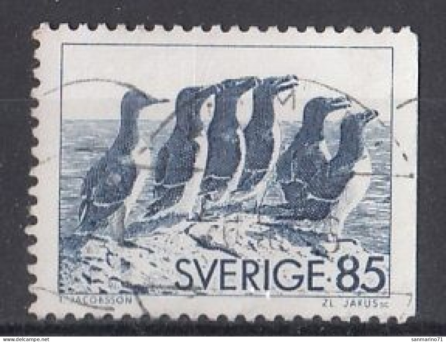 SWEDEN 937,used,falc Hinged - Pingouins & Manchots