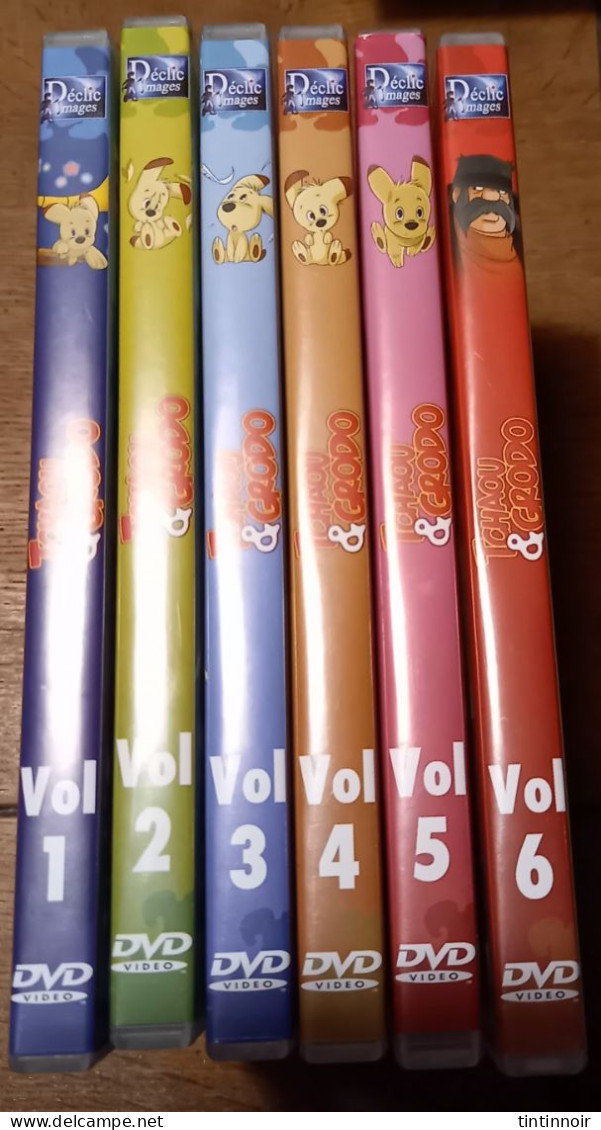 Lot De 6 Dvd Série Tchaou Et Grodo Volume 1 à 6 Soit 20 épisodes - Dessin Animé