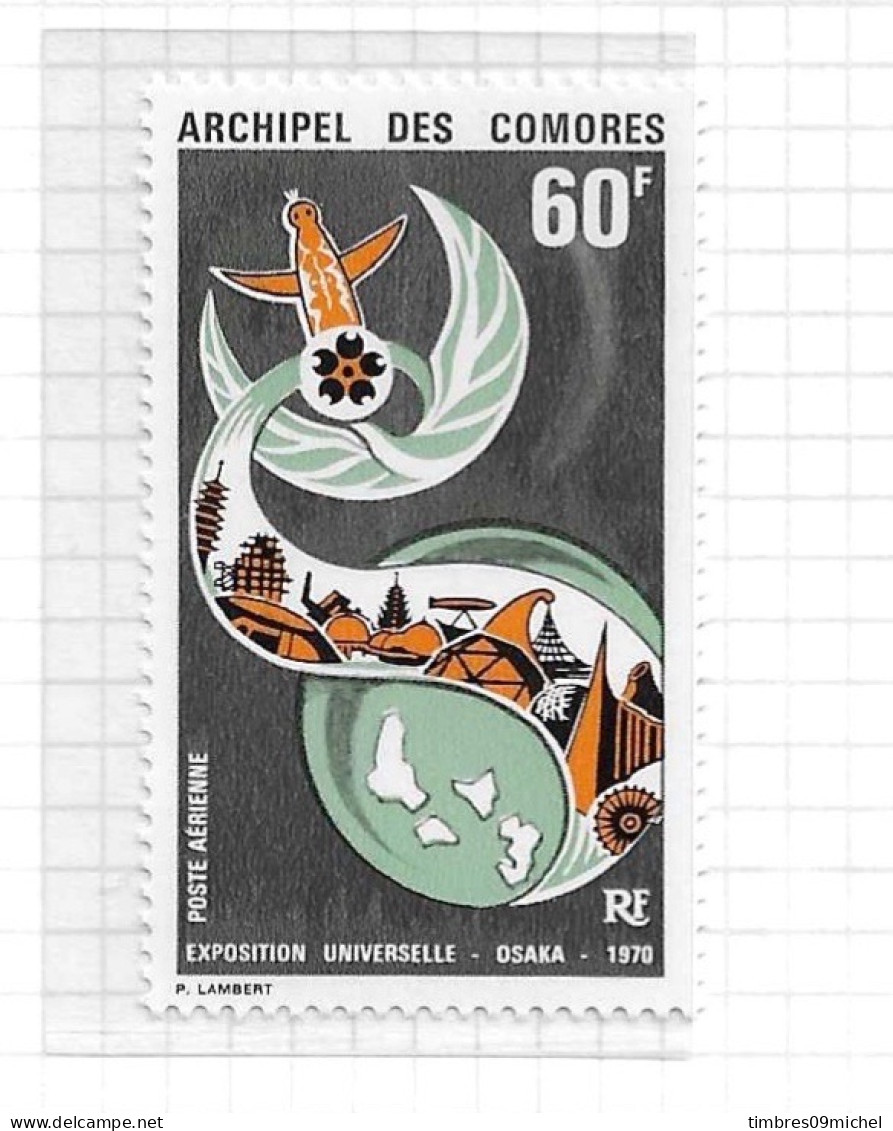 Comores N° 30 Et 31**Poste Aérienne  Neuf Sans Charnière - Airmail