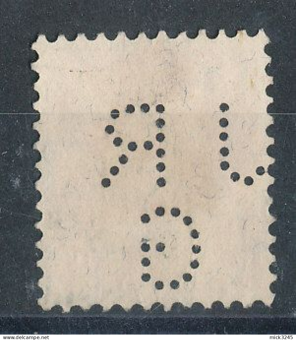 Suisse N°119 (o)  Perforé J R G - Perfin