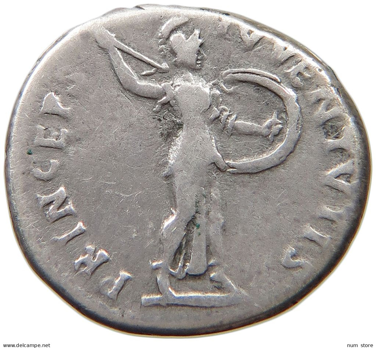 ROME EMPIRE DENAR  Domitianus (81-96) PRINCEP IVVENTVTIS #t110 0337 - Les Flaviens (69 à 96)