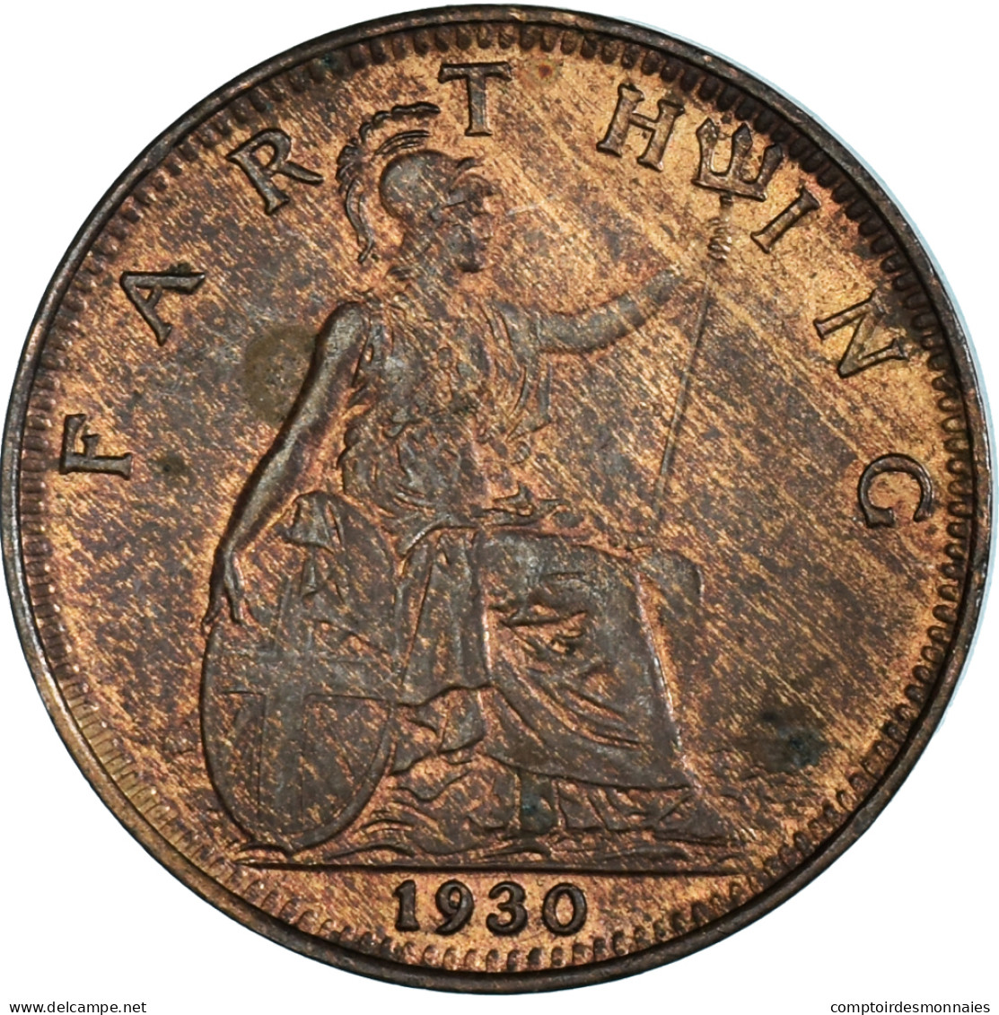 Monnaie, Grande-Bretagne, Farthing, 1930 - B. 1 Farthing