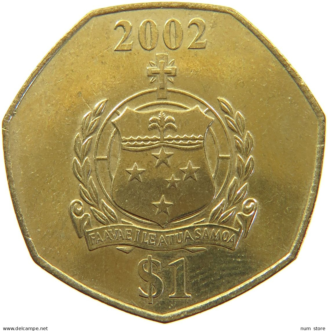 SAMOA DOLLAR 2002  #s022 0197 - Samoa