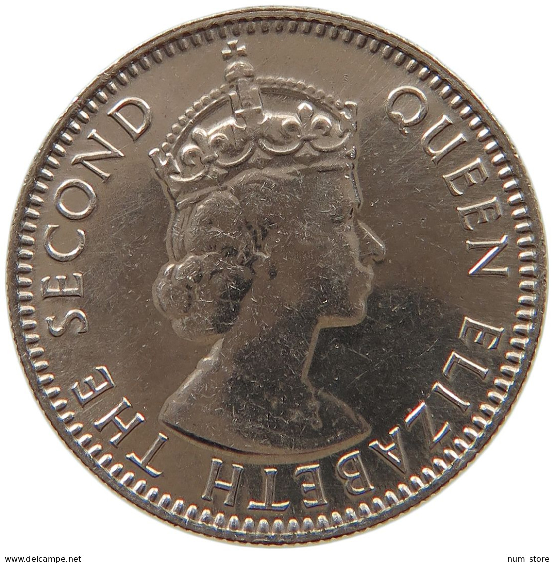 SEYCHELLES 25 CENTS 1974 Elizabeth II. (1952-2022) #s028 0201 - Seychellen