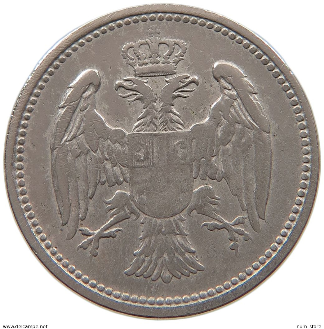 SERBIA 20 PARA 1884 H Milan I (1882-1889) Alexander I (1889-1903) Peter I (1903-1918) #a080 0219 - Serbia