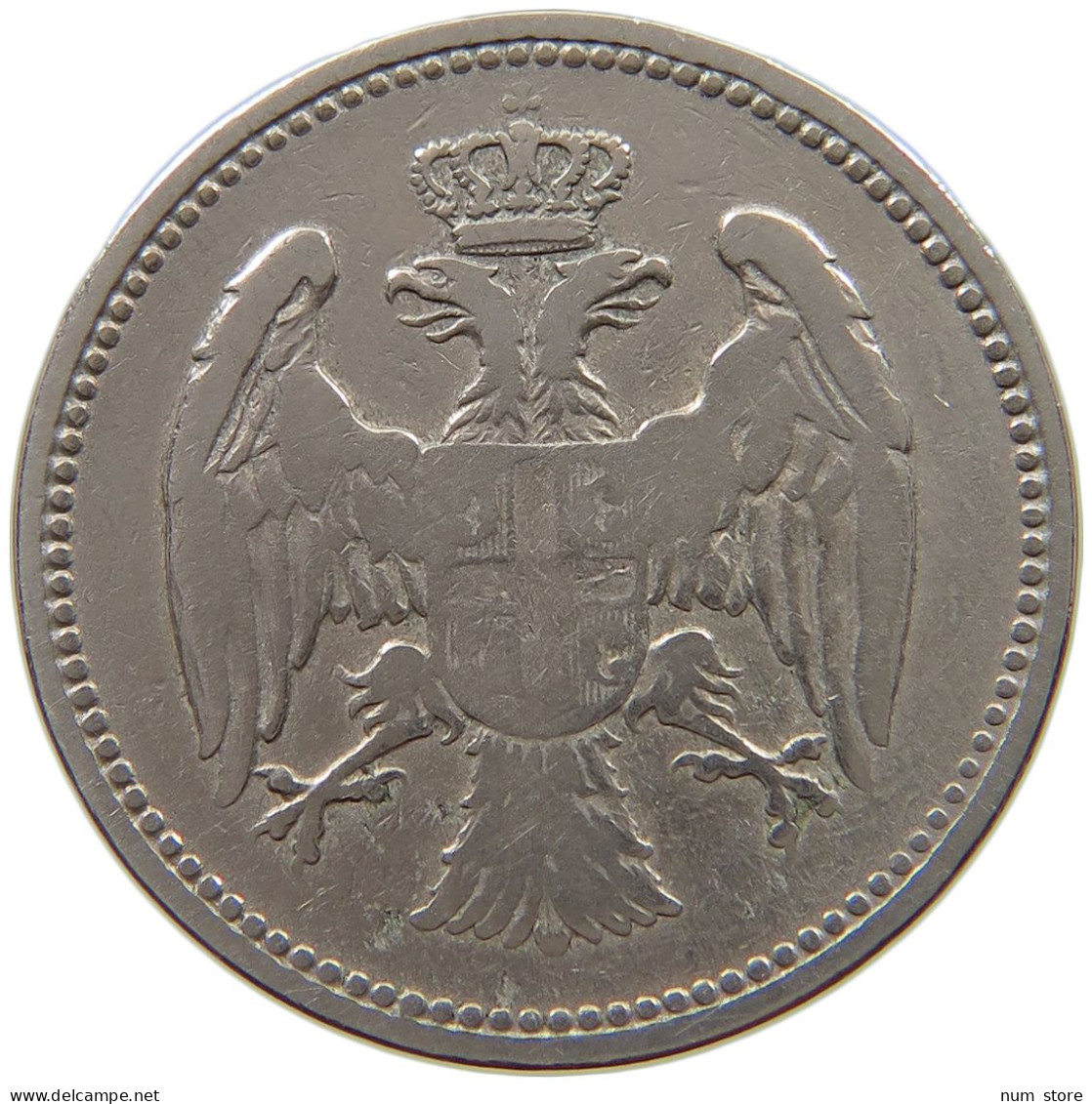 SERBIA 20 PARA 1884 H Milan I (1882-1889) Alexander I (1889-1903) Peter I (1903-1918) #a090 0159 - Serbie