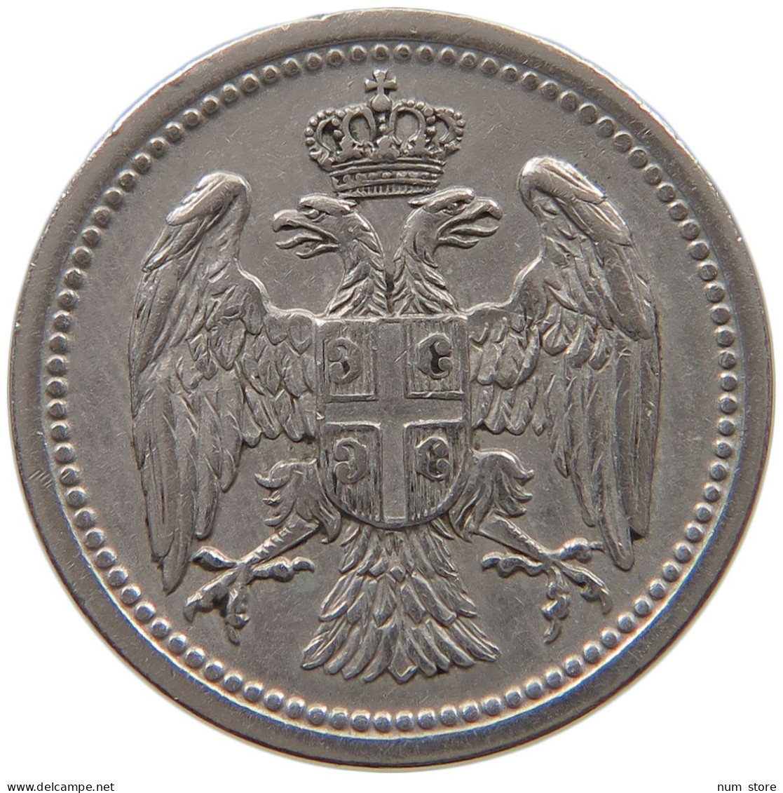 SERBIA 10 PARA 1912 Milan I (1882-1889) Alexander I (1889-1903) Peter I (1903-1918) #a072 0635 - Serbie