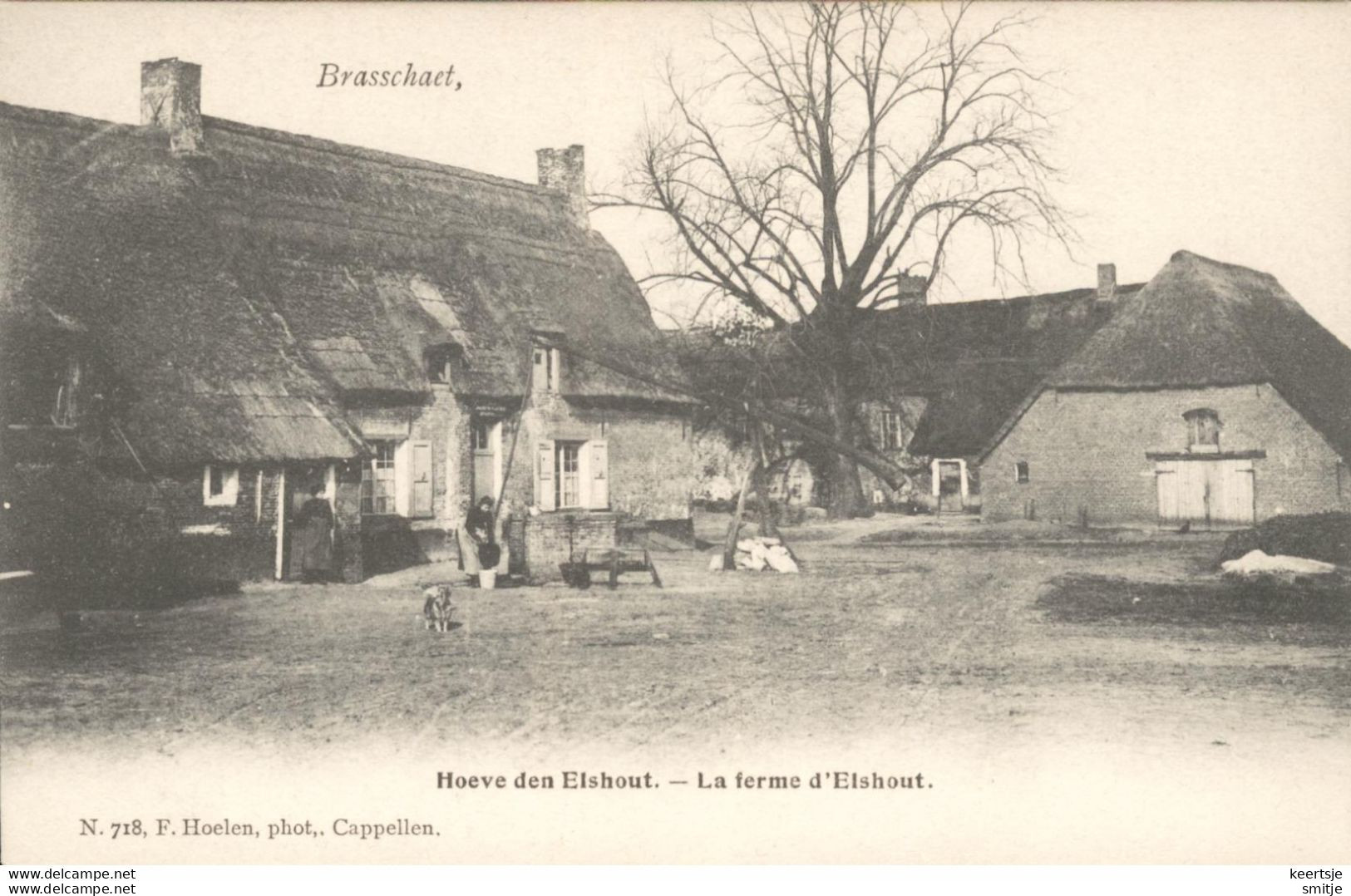 BRASSCHAAT  1904 HOEVE DEN ELSHOUT - MOOIE BOERDERIJ - HOELEN KAPELLEN 718 - Brasschaat