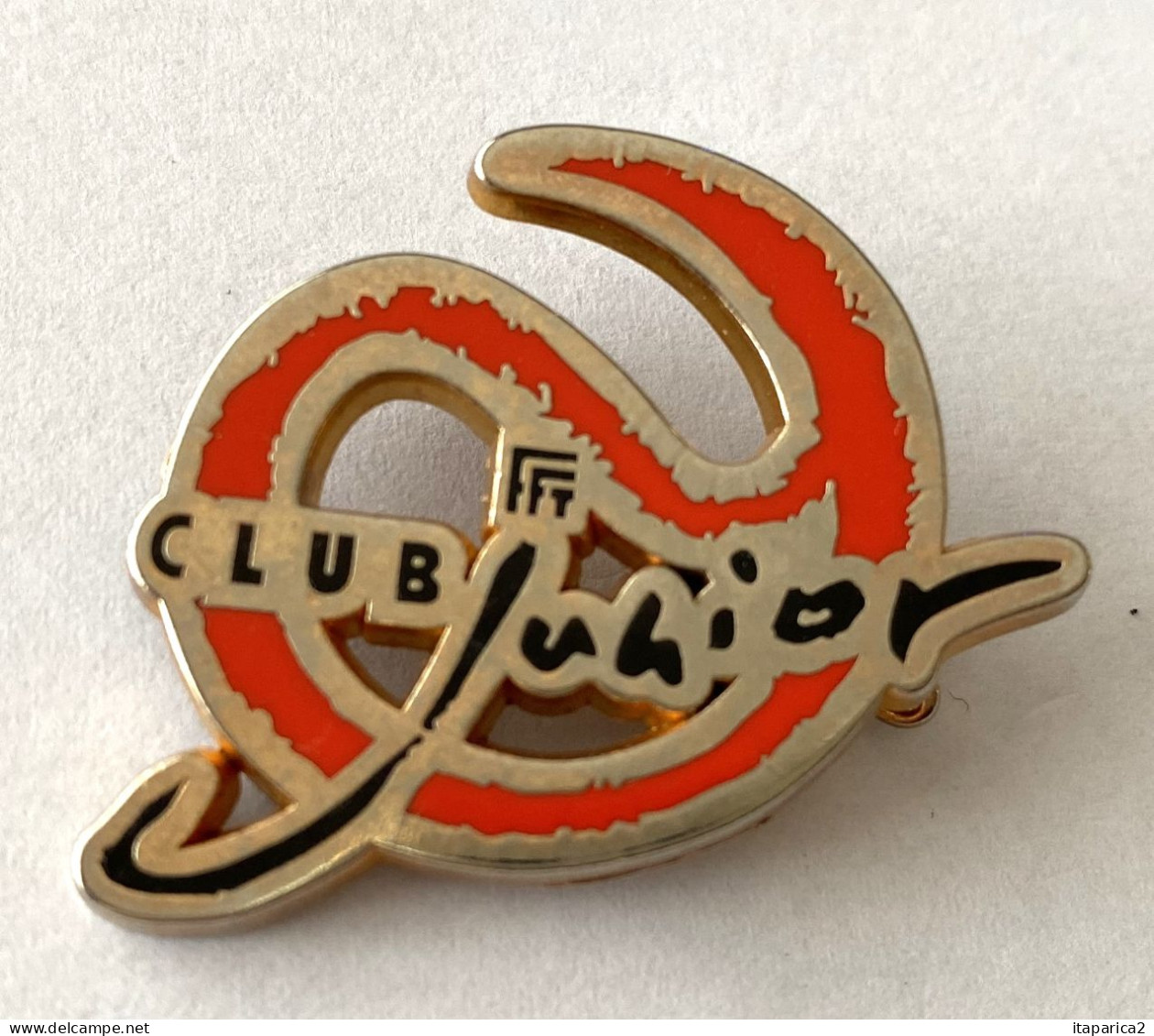 NO PINS Broche TENNIS FFT CLUB JUNIOR / Signé Ballard Fermeture épingle / 33NAT - Tennis