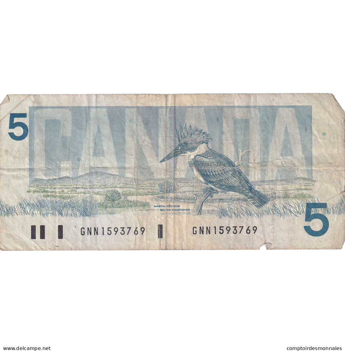 Billet, Canada, 5 Dollars, 1986, Undated, KM:95a2, TB - Canada