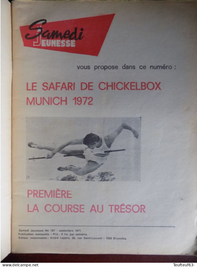 Samedi Jeunesse N° 167 Craenhals - Munich 1972 - Jekill.. - Samedi Jeunesse