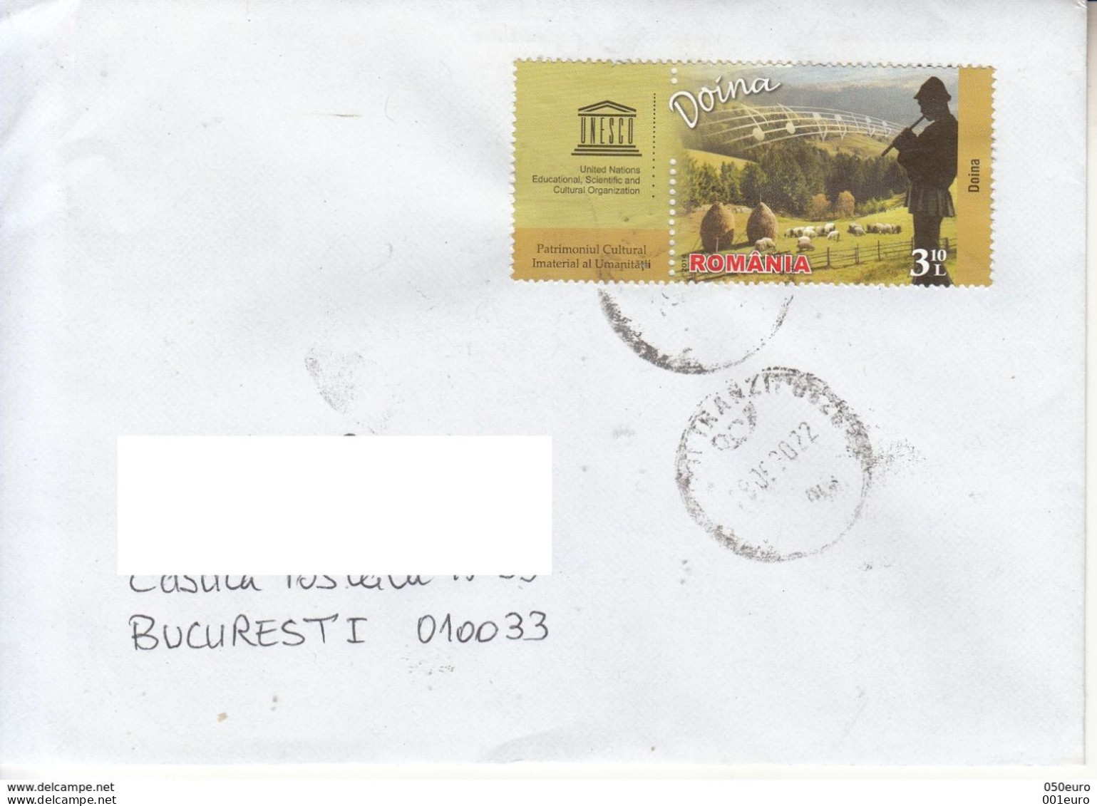 # ROMANIA : Lot Of 4 Covers Circulated As Domestic Letters In Romania #1043364880 - Registered Shipping! - Brieven En Documenten