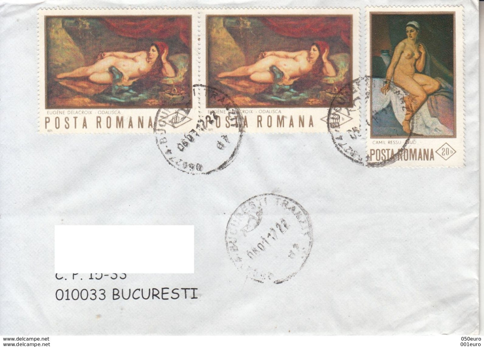 # ROMANIA : Lot Of 4 Covers Circulated As Domestic Letters In Romania #1043364880 - Registered Shipping! - Brieven En Documenten