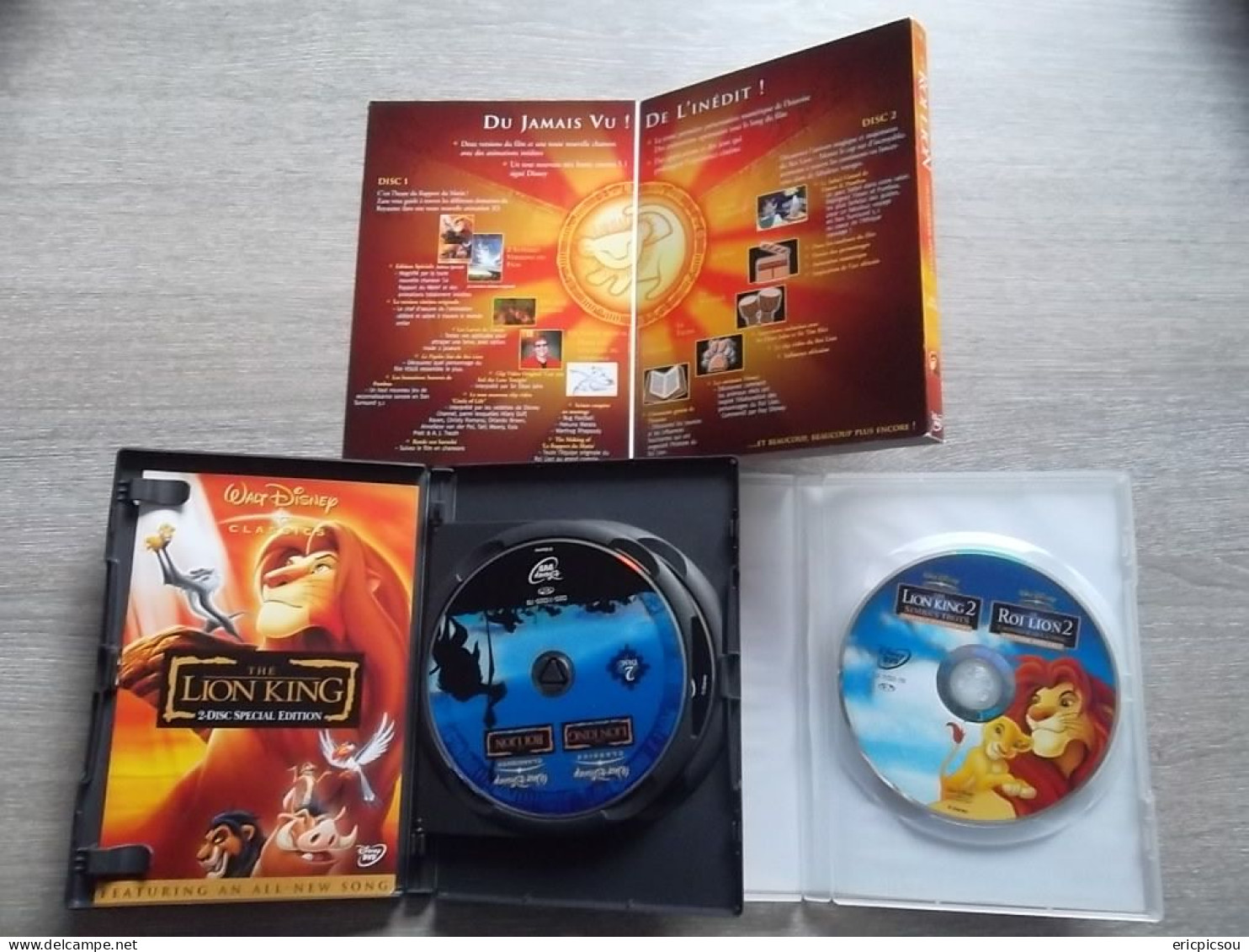 LE ROI LION  1 Et 2 (Disney) 3 DVD ( Edition Spéciale ) - Cartoons