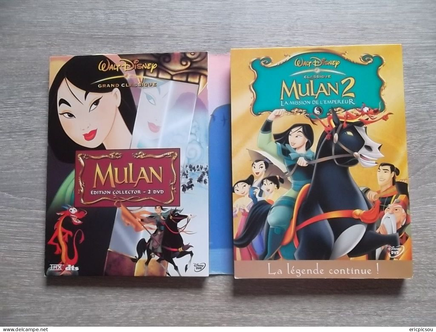 MULAN 1 ET 2 ( Disney ) 3 DVD  ( Editions Collector ) - Dessin Animé