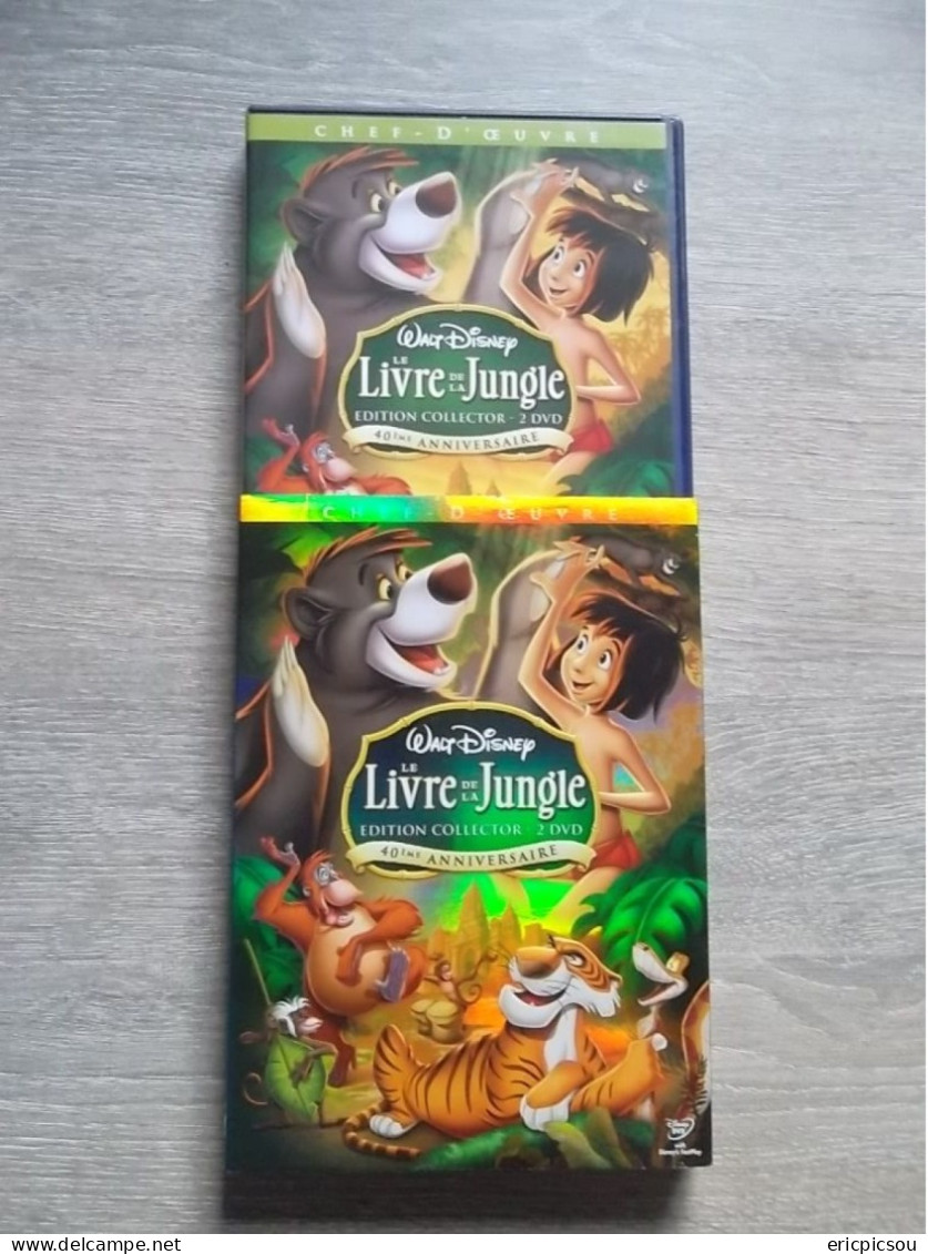 LE LIVRE DE LA JUNGLE ( Disney ) 2 DVD Edition Collector 40° ANNIVERSAIRE - Dessin Animé