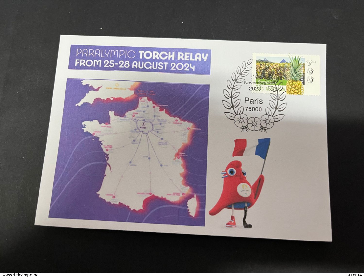 13-11-2023 (2 V 7 A) Paralympic Torch Relay 25 To 28 August 2023 - Itenerary Reveal 10-10-2023 - Eté 2024 : Paris