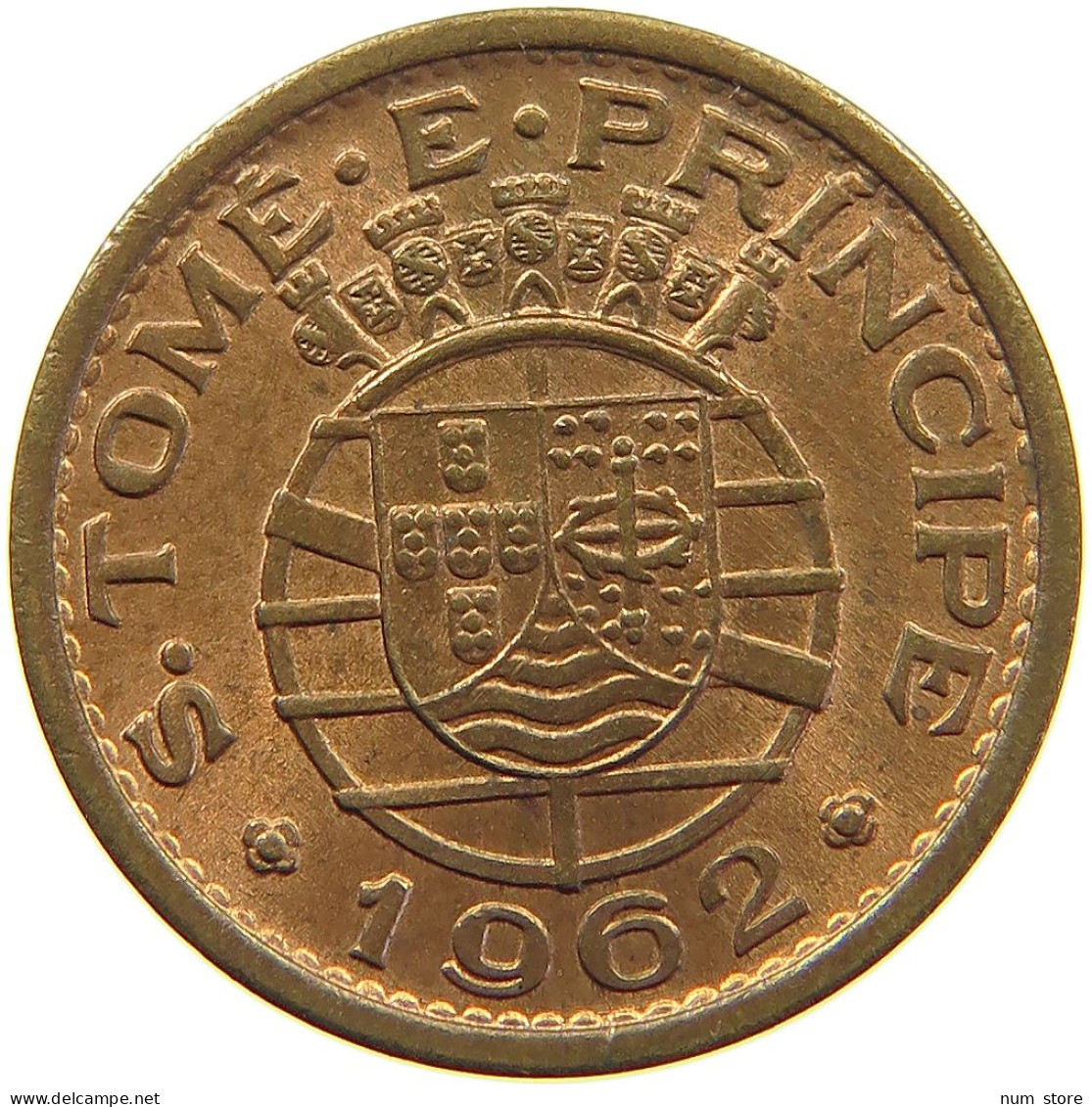 ST. THOMAS AND PRINCE 20 CENTAVOS 1962  #c065 0213 - Sao Tomé E Principe