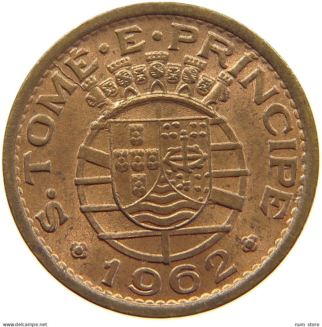 ST. THOMAS AND PRINCE 20 CENTAVOS 1962  #c065 0203 - Sao Tome And Principe