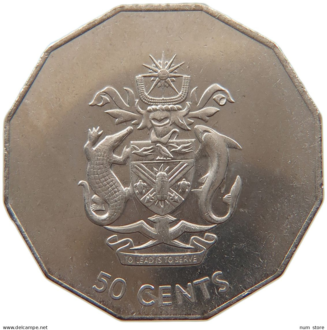 SOLOMON ISLANDS 50 CENTS 2005 Elizabeth II. (1952-2022) #s026 0055 - Salomon