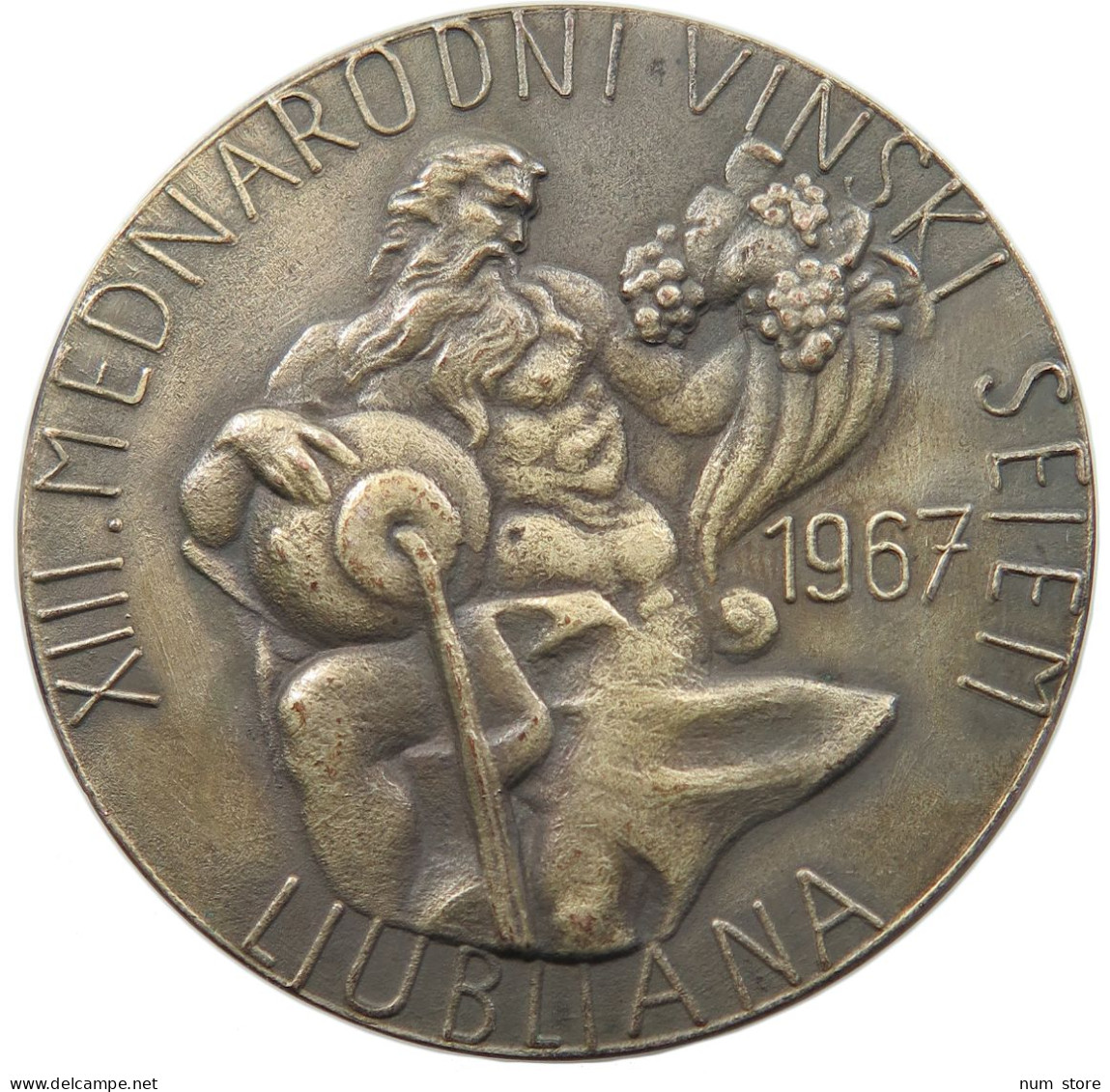 SLOVENIA MEDAL 1967 INTERNATIONAL WINE FEST #tm2 0015 - Slovenië