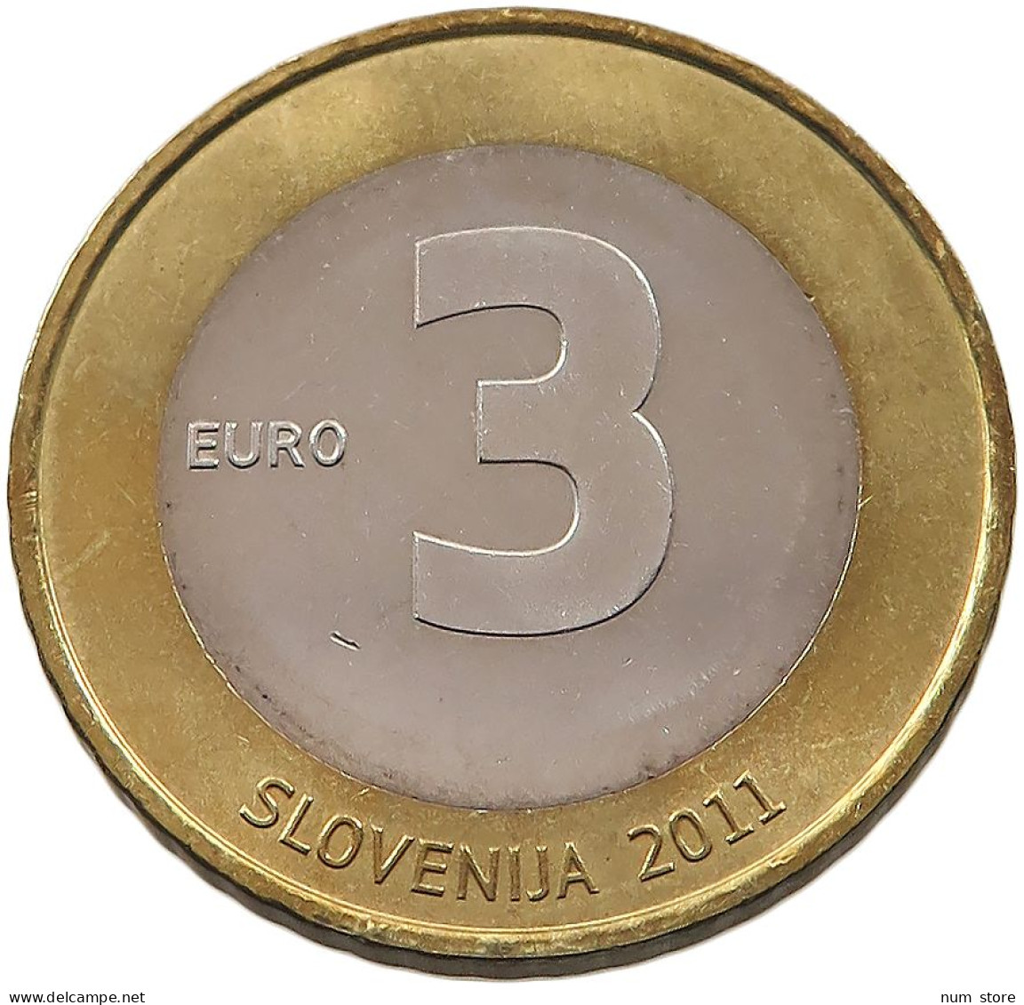 SLOVENIA 3 EURO 2011 SAMOSTOJNA SLOVENIJA #sm04 0661 - Slovenia