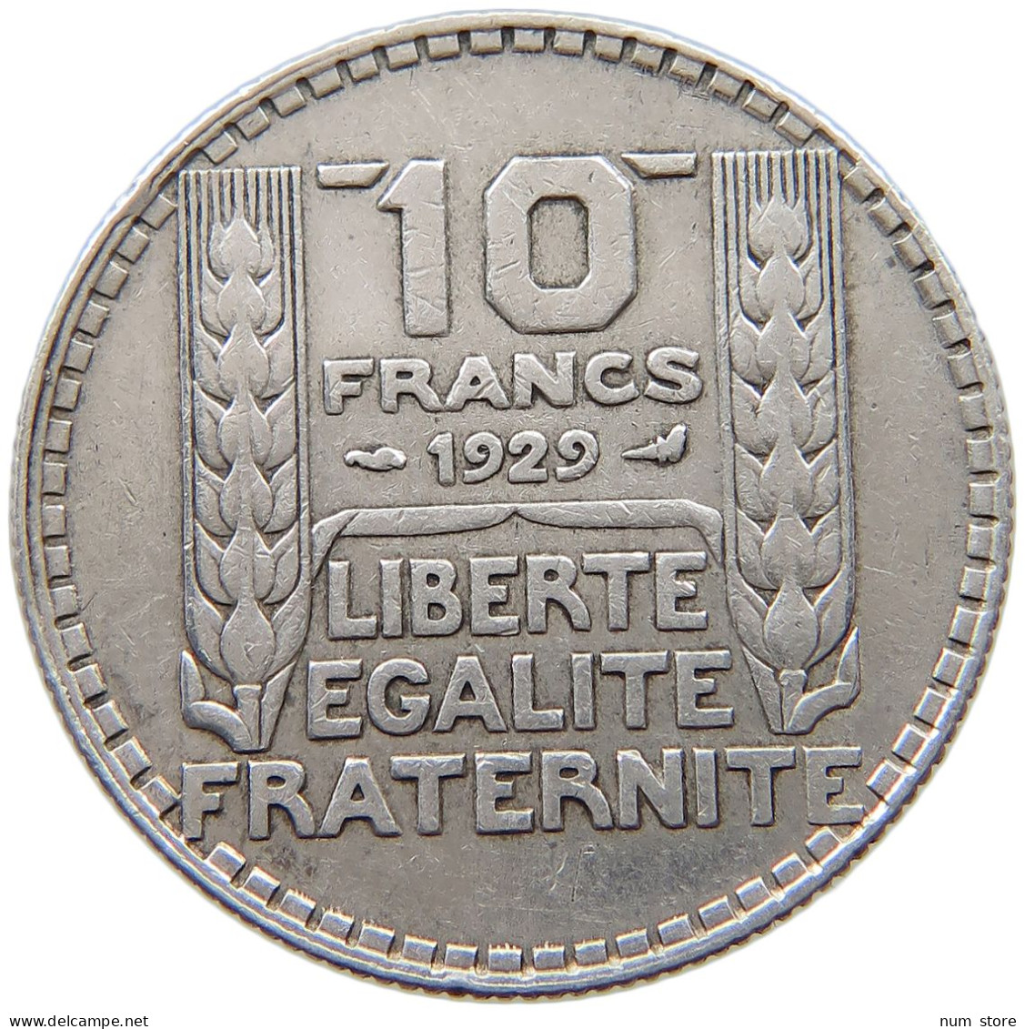 FRANCE 10 FRANCS 1929  #s049 0059 - 10 Francs