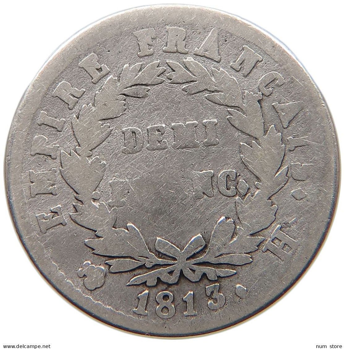 FRANCE 1/2 DEMI FRANC 1813 H Napoleon I. (1804-1814, 1815) #t160 0351 - 1/2 Franc