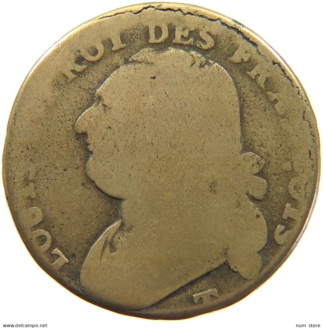 FRANCE 12 DENIERS 1793 T Louis XVI (1774-1793) #a059 0333 - 1792-1804 First French Republic