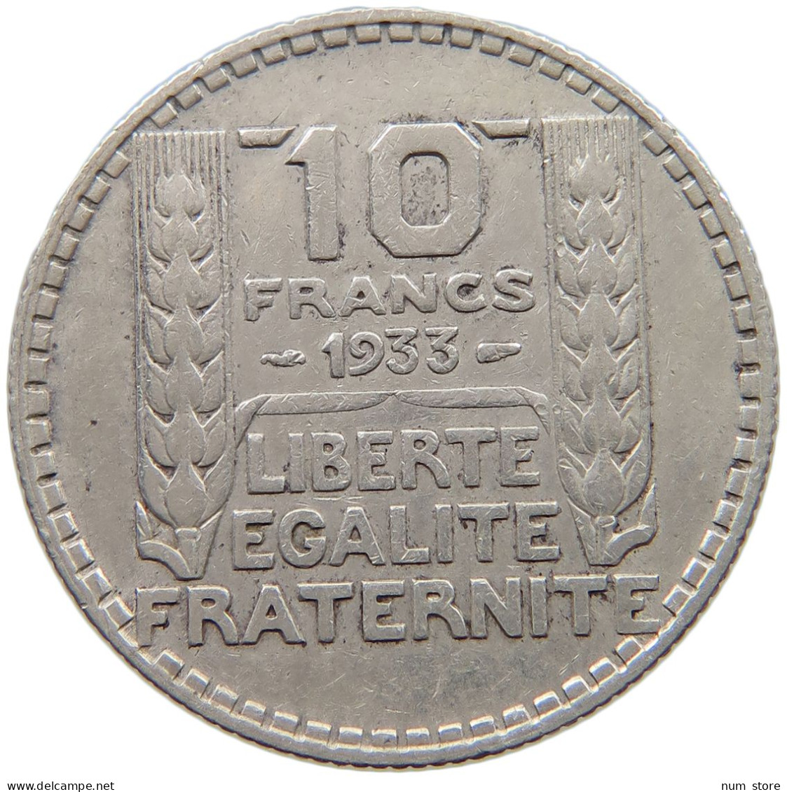 FRANCE 10 FRANCS 1933  #a090 0681 - 10 Francs