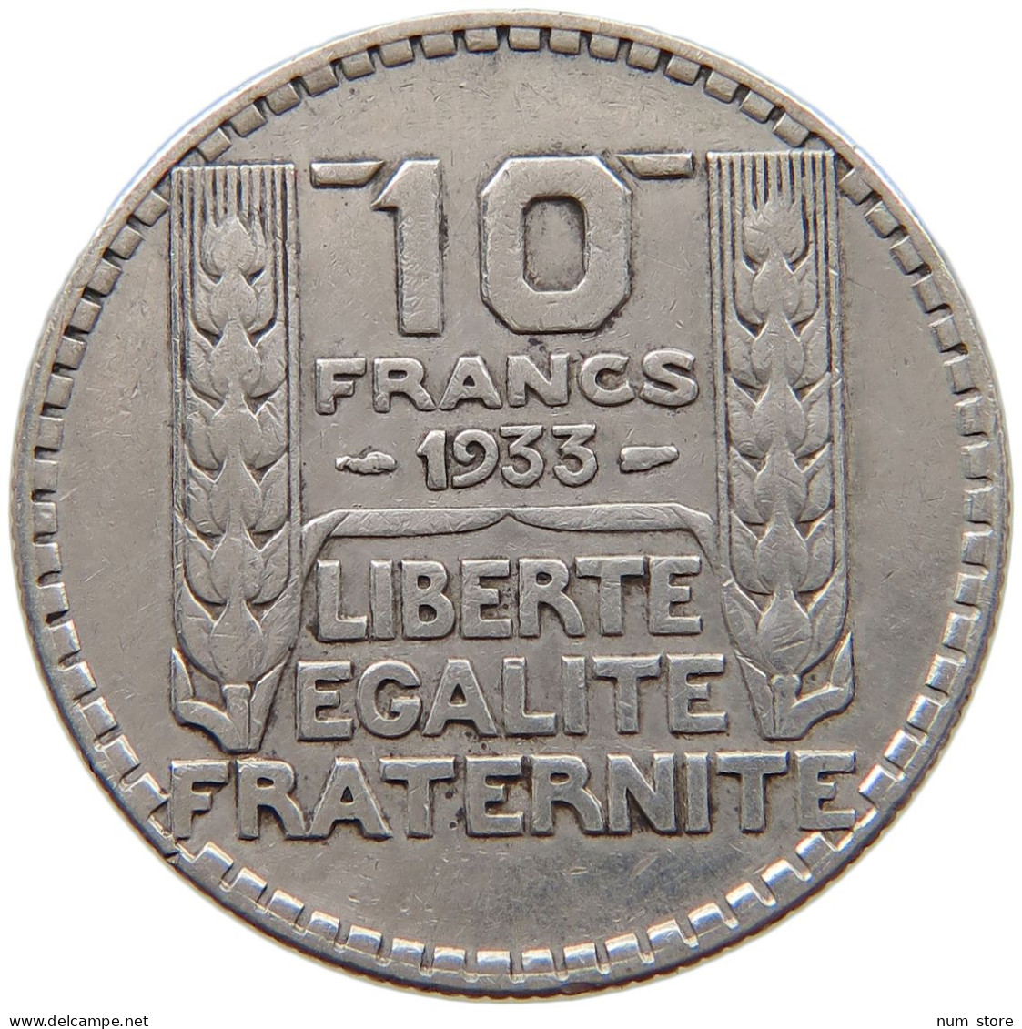 FRANCE 10 FRANCS 1933  #a082 0235 - 10 Francs