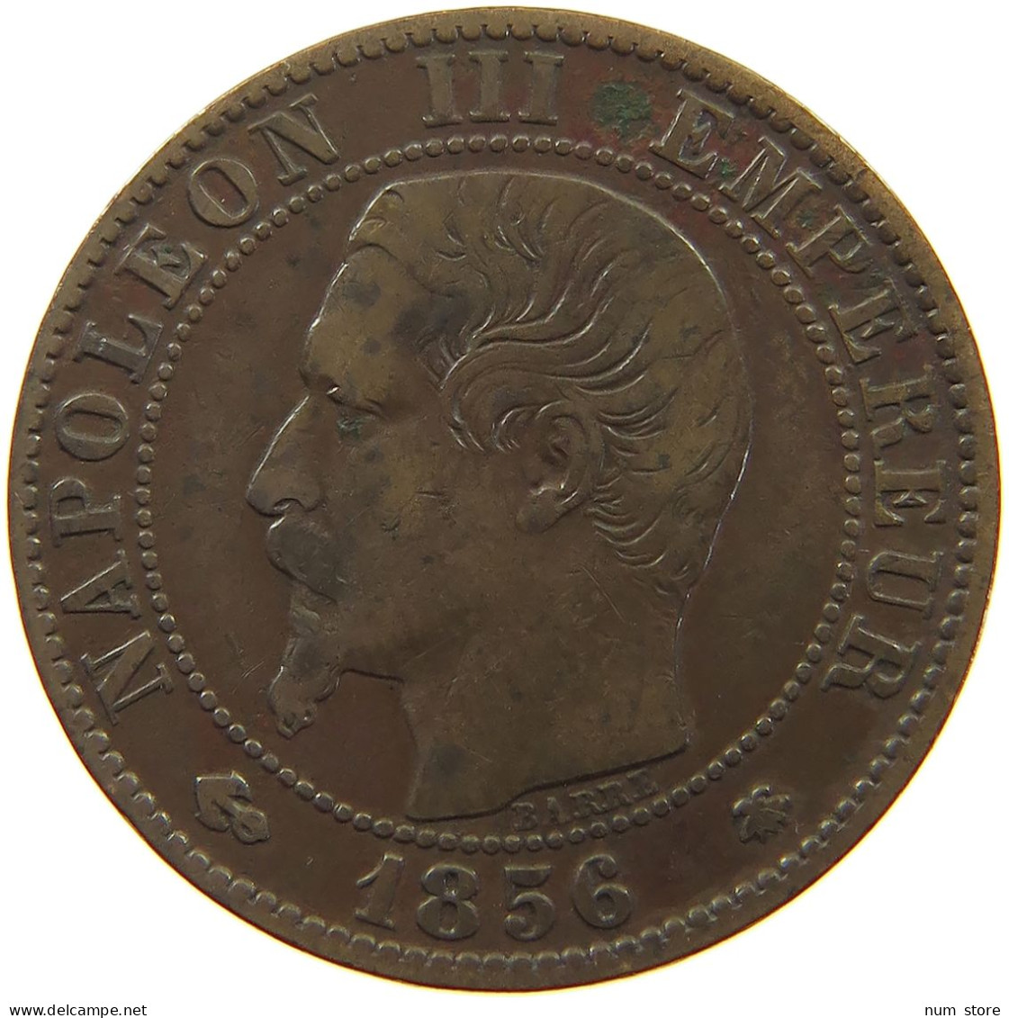 FRANCE 5 CENTIMES 1856 BB Napoleon III. (1852-1870) #a059 0209 - 5 Centimes