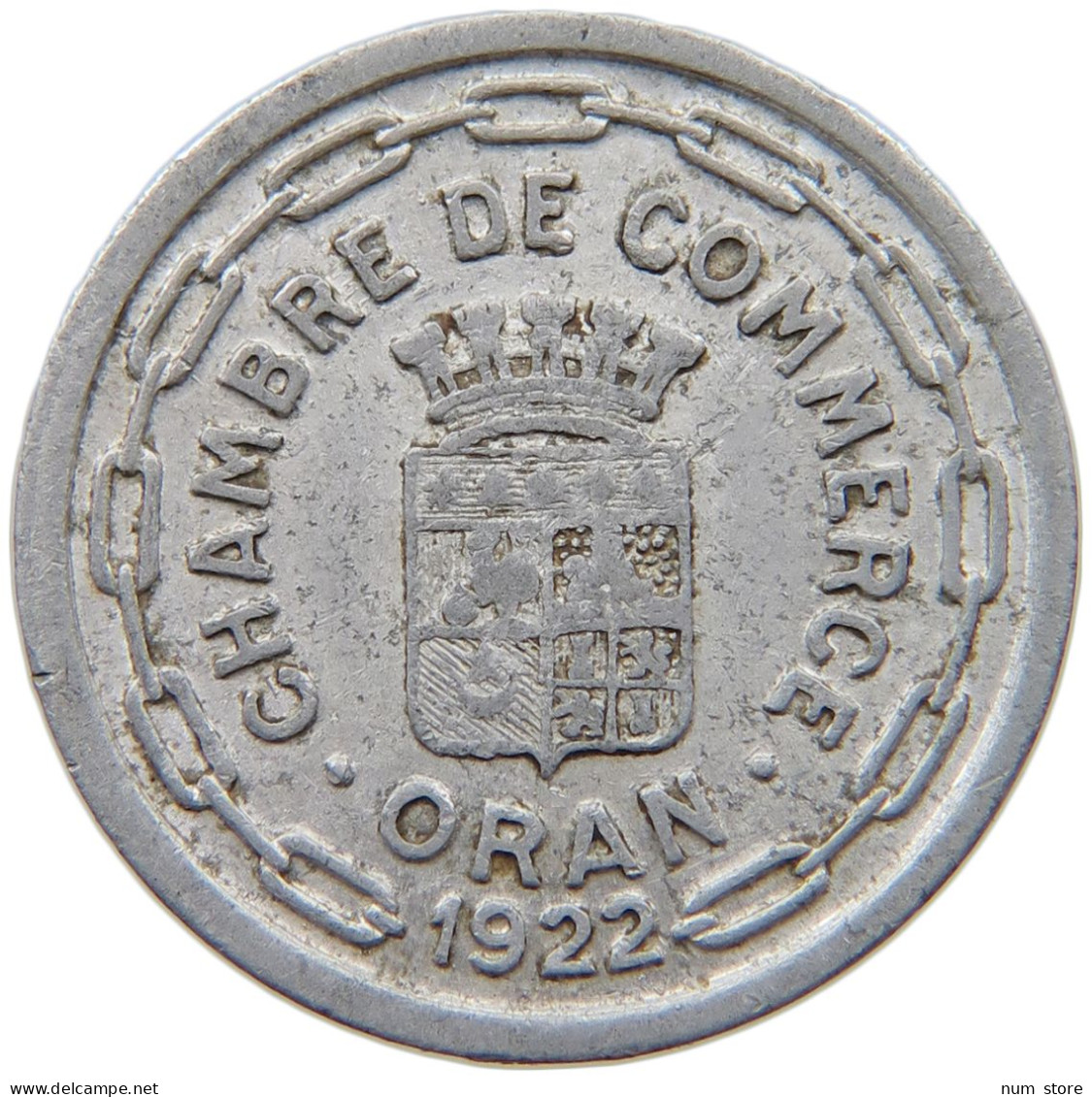 FRANCE 25 CENTIMES 1922 ORAN #c073 0073 - Sonstige & Ohne Zuordnung