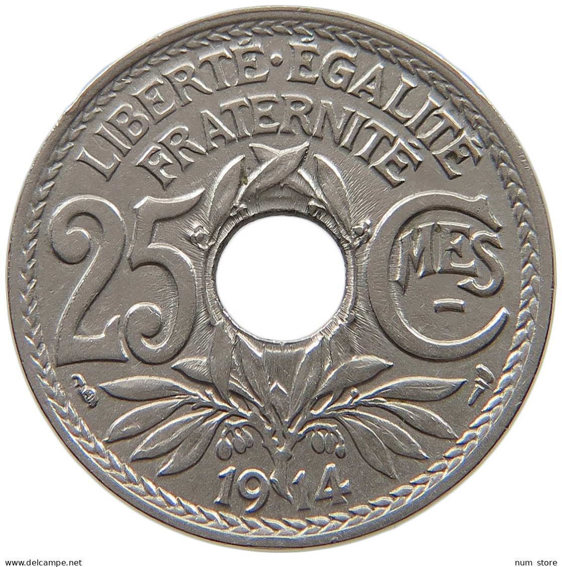 FRANCE 25 CENTIMES 1914  #t113 0081 - Sonstige & Ohne Zuordnung