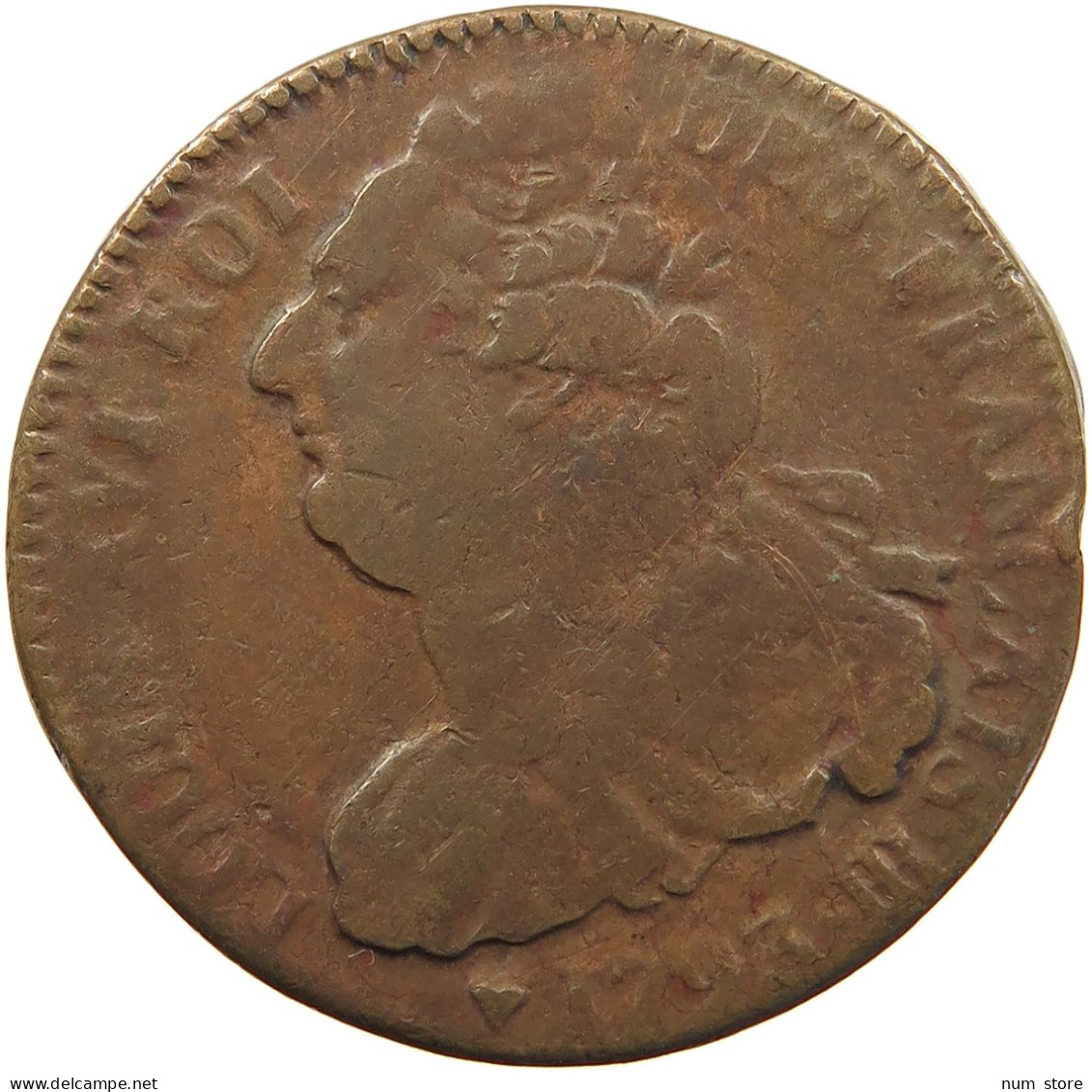 FRANCE 2 SOLS 1793 LAN 5 BB Louis XVI (1774-1793) #c004 0283 - 1792-1804 First French Republic