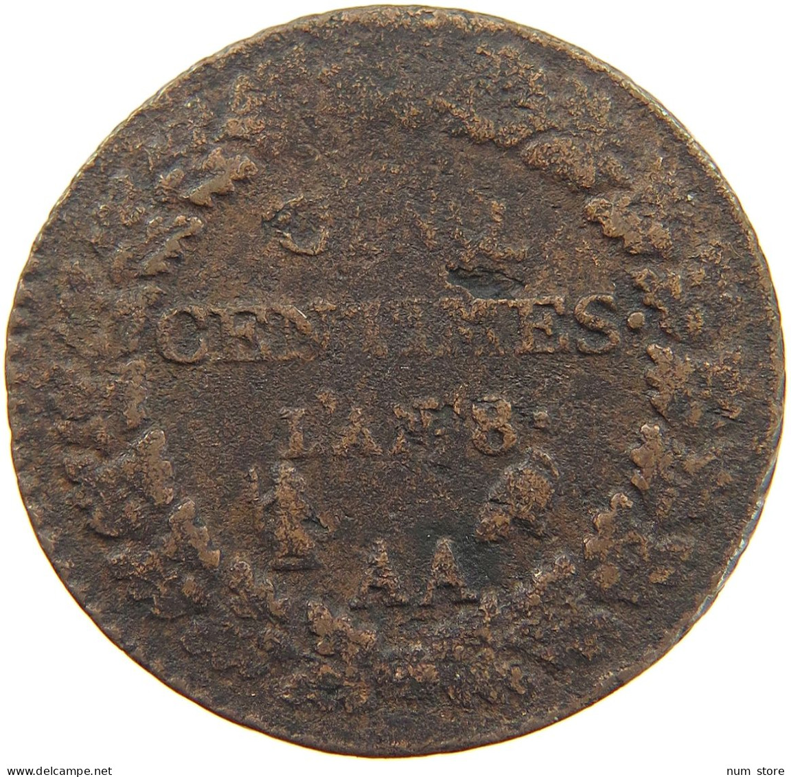 FRANCE 5 CENTIMES AN 8 AA  #a041 0421 - 5 Centimes