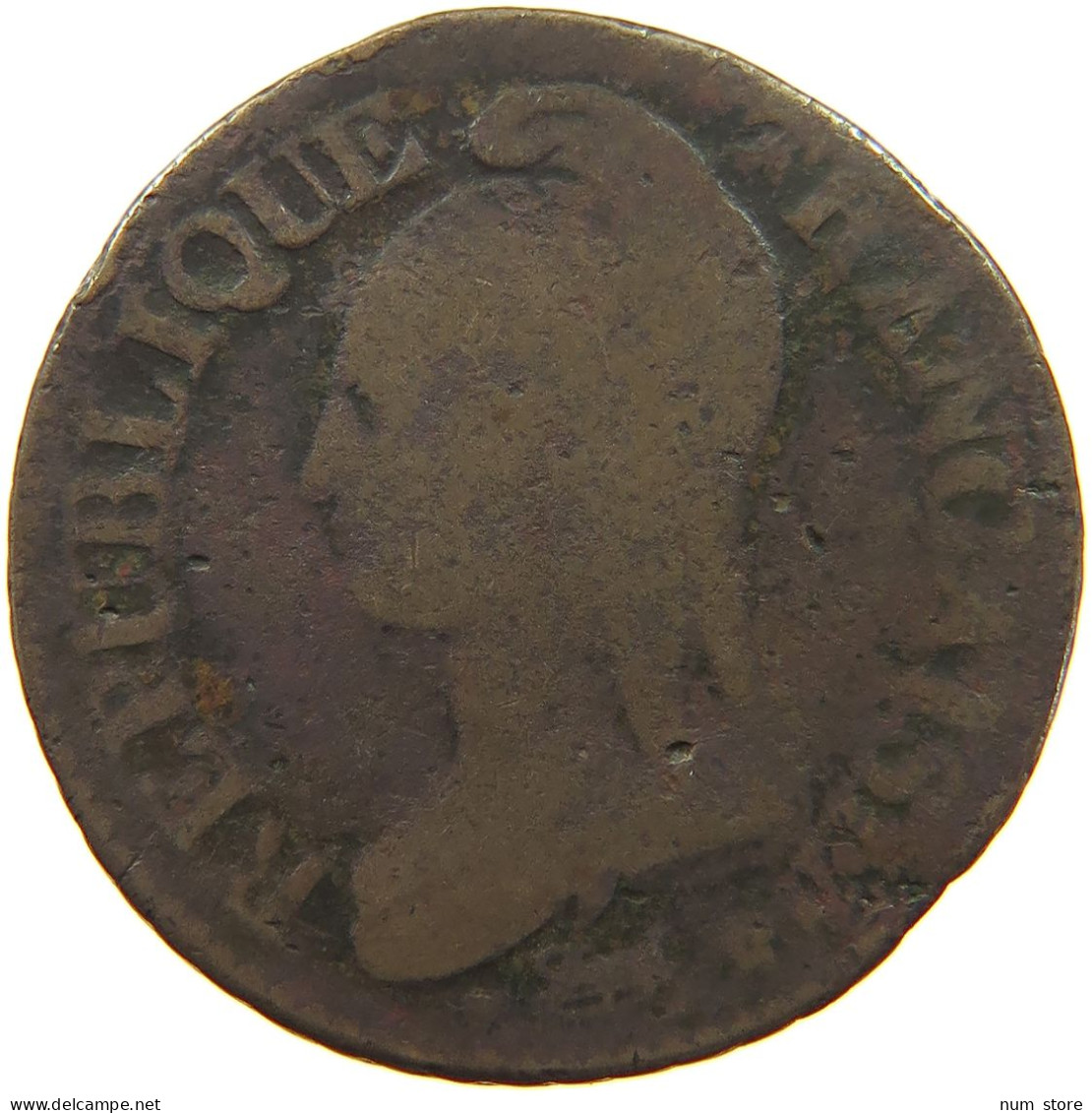 FRANCE 5 CENTIMES AN 7/5 BB  #a059 0293 - 5 Centimes