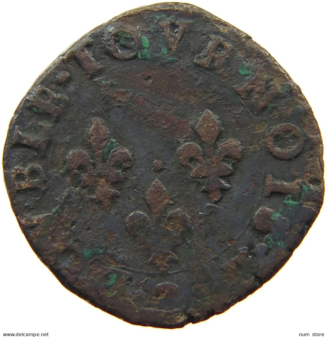 FRANCE DOUBLE TOURNOIS  Henri III. (1574-1589) #a016 0129 - 1574-1589 Henry III