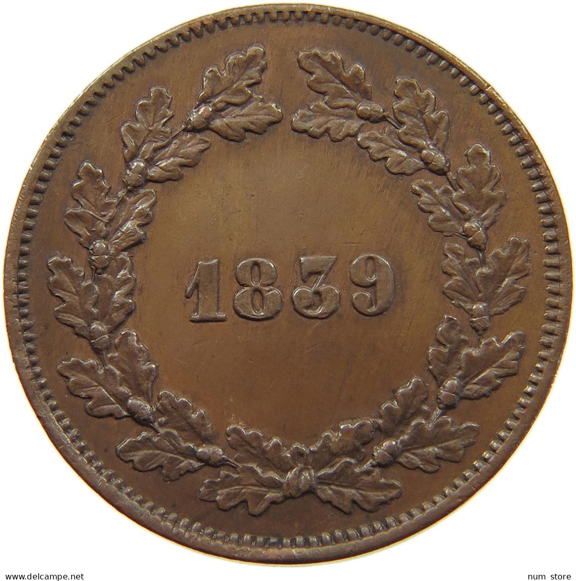 FRANCE DECIME 1839 DECIME 1839 ESSAI LOUIS PHILIPP #t084 0189 - 1 Décime