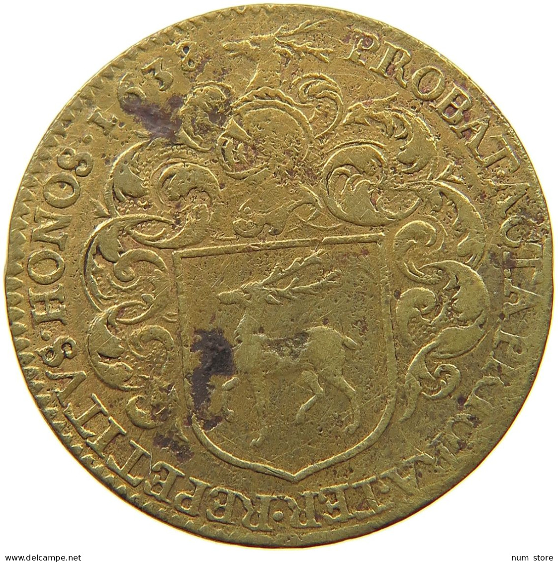 FRANCE JETON 1638 LOUIS XIII. (1610–1643) DIJON #a004 0537 - 1610-1643 Louis XIII Le Juste