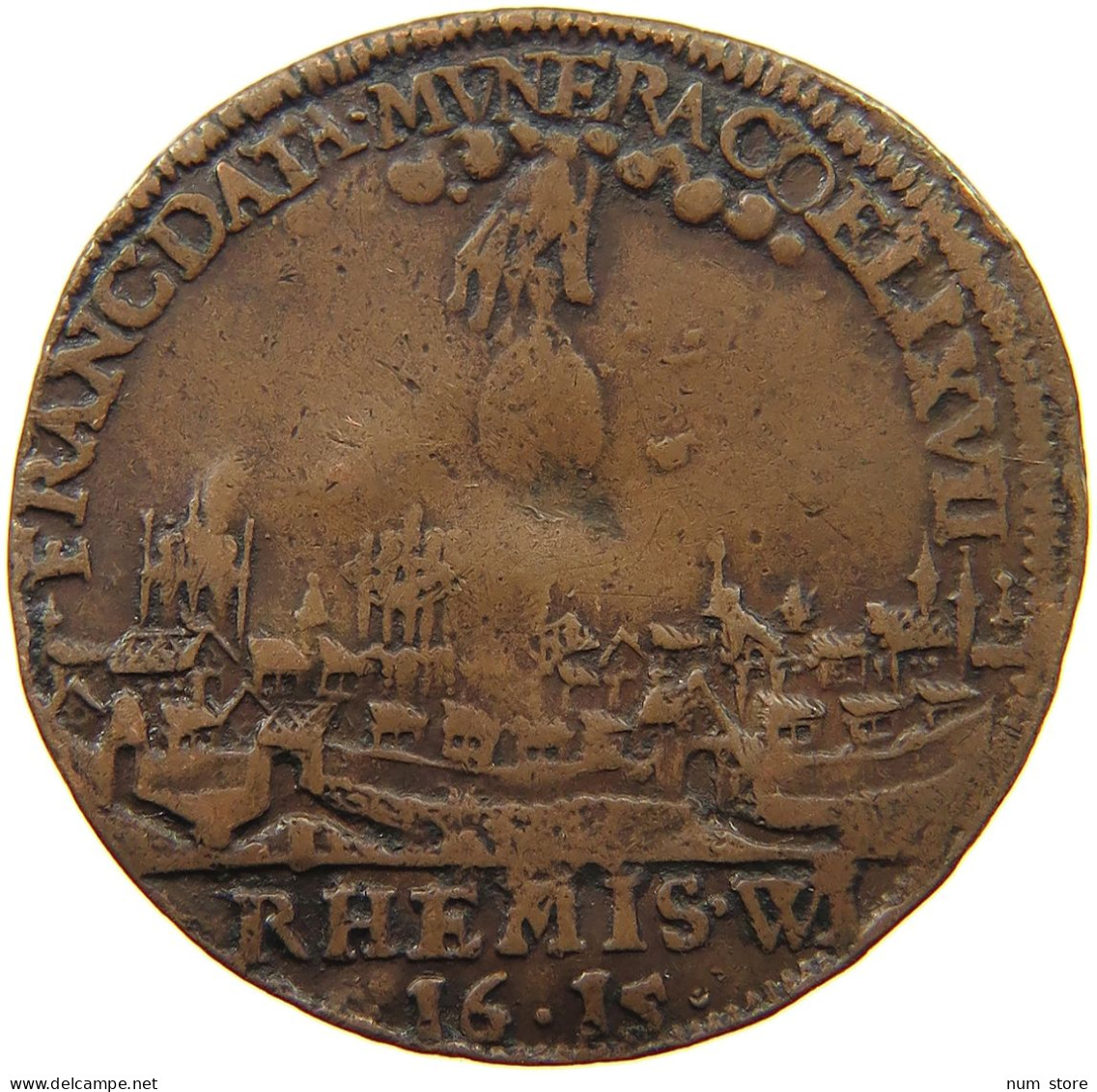 FRANCE JETON 1615 LOUIS XIII. (1610–1643) RHEMIS #a004 0779 - 1610-1643 Louis XIII Le Juste