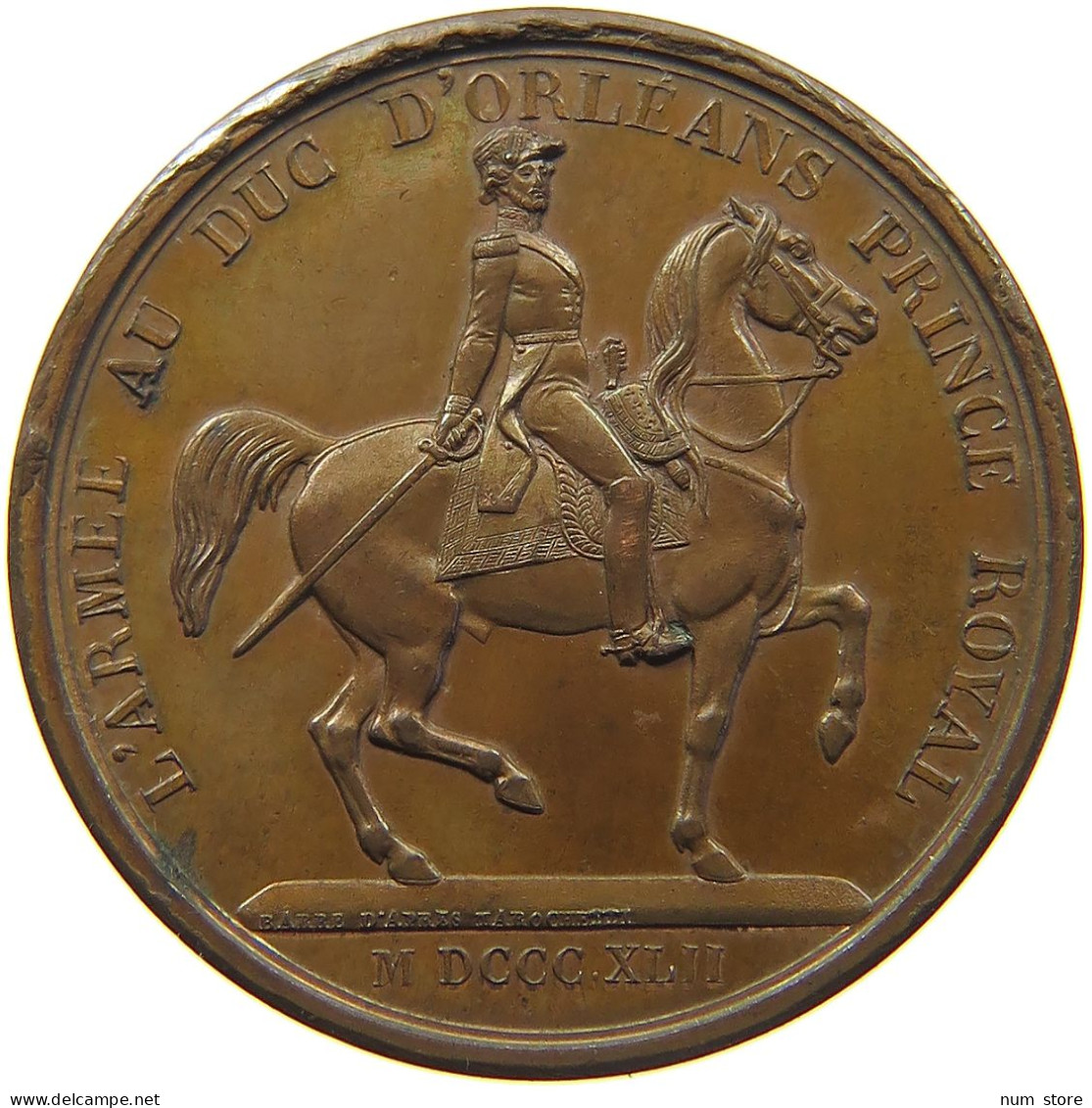 FRANCE MEDAL 1842 LOUIS PHILIPPE I. (1830-1848), BARRE #tm7 0241 - Otros & Sin Clasificación