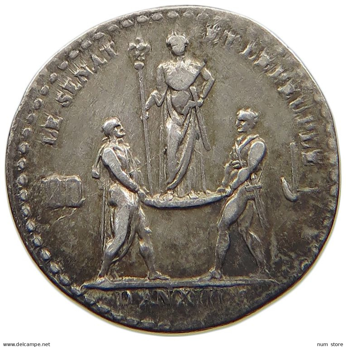 FRANCE MEDAILLE AN 13 Napoleon I. (1804-1814, 1815) #t057 0297 - Andere & Zonder Classificatie