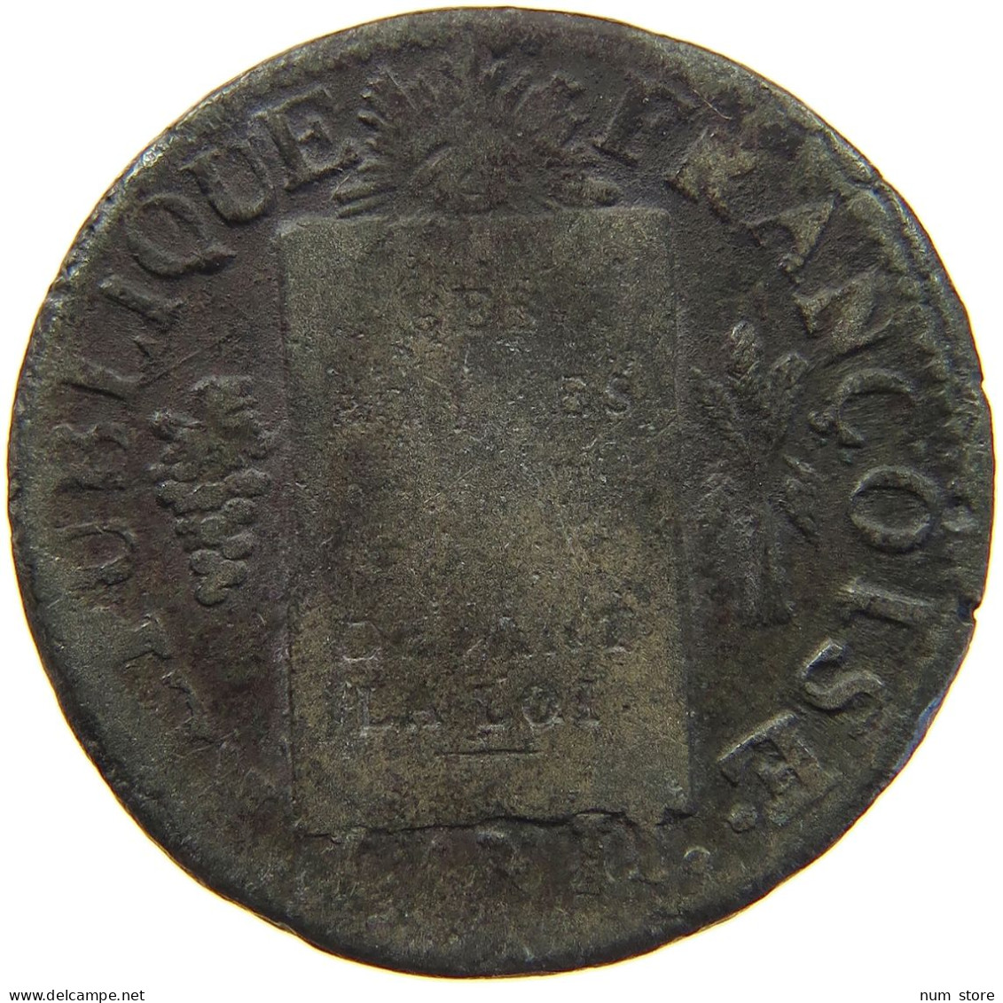 FRANCE SOL 1793 W  #c052 0449 - 1792-1804 First French Republic