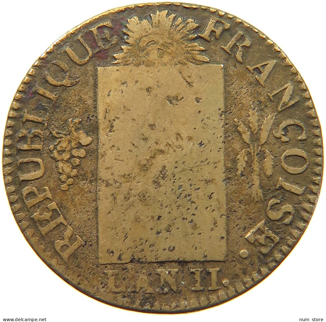 FRANCE SOL 1793 AA BALANCES #t156 0561 - 1792-1804 First French Republic