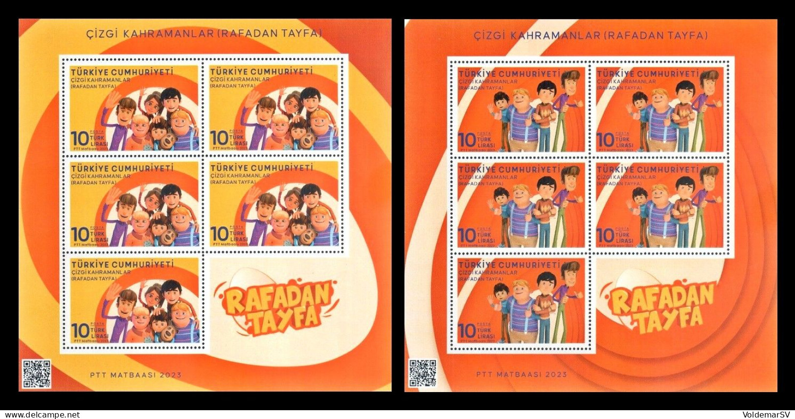 Turkey 2023 Mih. 4737/38 Cartoons Rafadan Tayfa (2 M/S) MNH ** - Neufs