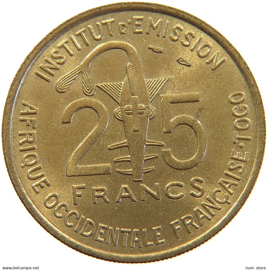 FRENCH WEST AFRICA 25 FRANCS 1957  #t162 0325 - Afrique Occidentale Française