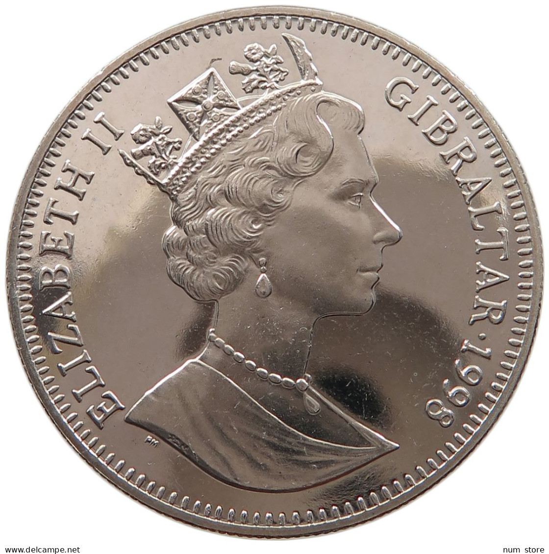 GIBRALTAR CROWN 1998 Elizabeth II. (1952-2022) #s023 0449 - Gibraltar