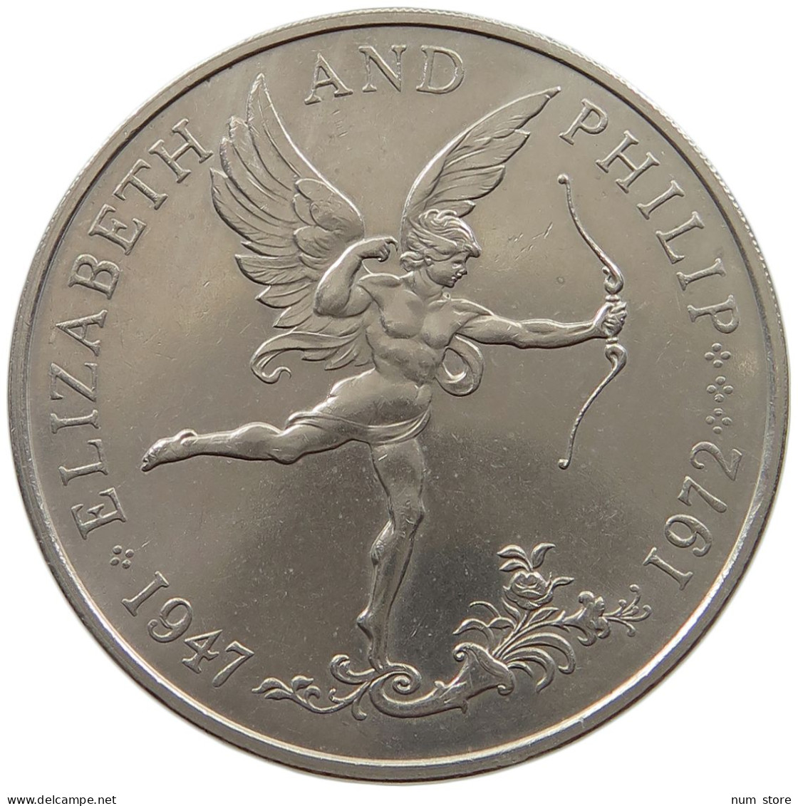 GUERNSEY 25 PENCE 1972  #a096 0235 - Guernsey